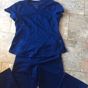 Healing Hands scrub suit set Navy Blue
